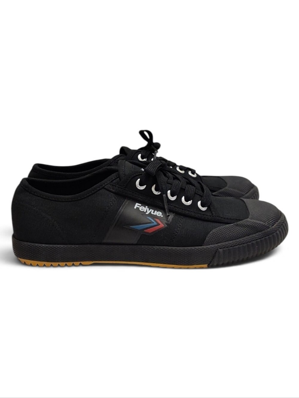 Feiyue Black "Fe-Lo 1920" Low-Top Canvas Sneakers Size 9